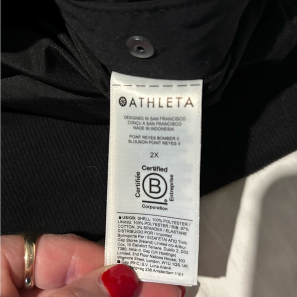 Athleta Point Reyes Bomber Wind Breaker Jacket - Picture 3 of 9